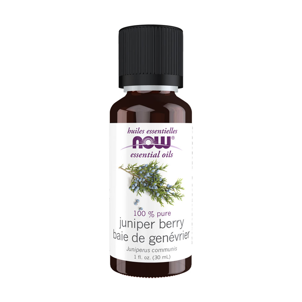 Уцінка! Ефірна олія NOW Foods Essential Oils 100% Pure Juniper Berry Ягоди ялівцю, 30 мл
